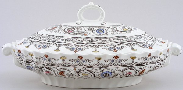Covered Vegetable Dish c1950